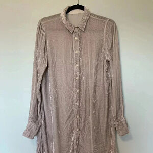 CP Shades velvet  shirt dress